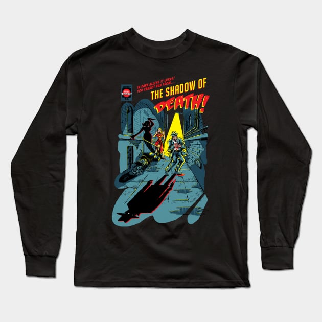 Shadow of Death Long Sleeve T-Shirt by Made With Awesome